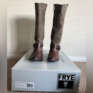 Frye Shirley Multi-strap Harness Boots, size 6.5